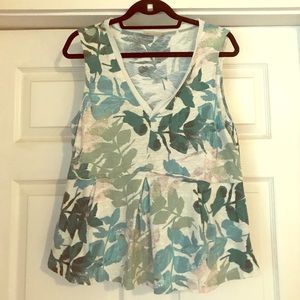Anthropologie Deletta Amalia Floral Tank Top